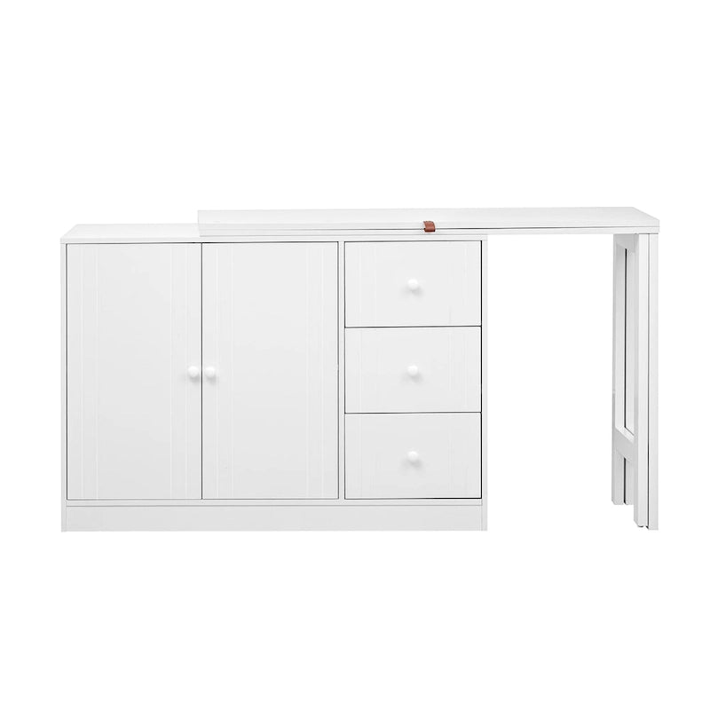 Sideboard with 2-Door, 3-Drawer Design and Pull-Out Top