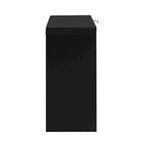 Aparador com 2 portas, 3 gavetas e tampo extraível