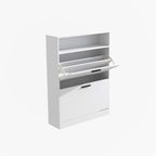 Shoe Storage Cabinet with 2 Flip Drawers