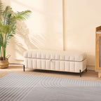 Velvet Storage Bench with Lift-Top Lid, 49-Inch