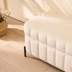 Velvet Storage Bench with Lift-Top Lid, 49-Inch