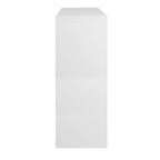 Freestanding Shoe Cabinet with 2 Shutter Doors, Adjustable Shelves and Top Drawer