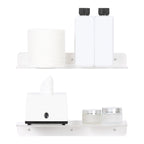 Clear Acrylic Floating Wall Shelves (Set of 2 or 4)