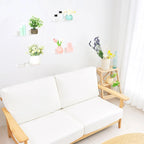 Clear Acrylic Floating Wall Shelves (Set of 2 or 4)