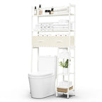 Over-the-Toilet Storage Cabinet with Open Shelves