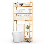 Over-the-Toilet Storage Cabinet with Open Shelves