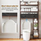 Over-the-Toilet Storage Cabinet with Open Shelves