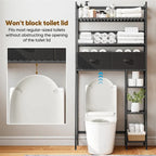 Over-the-Toilet Storage Cabinet with Open Shelves