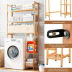 Over-the-Toilet Storage Cabinet with Open Shelves