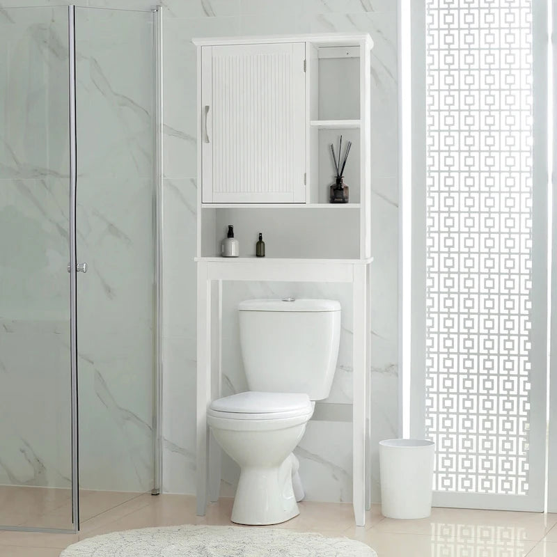 Over-the-Toilet Storage Cabinet, White