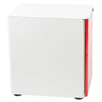 3-Drawer Mobile Filing Cabinet with Lock and Casters