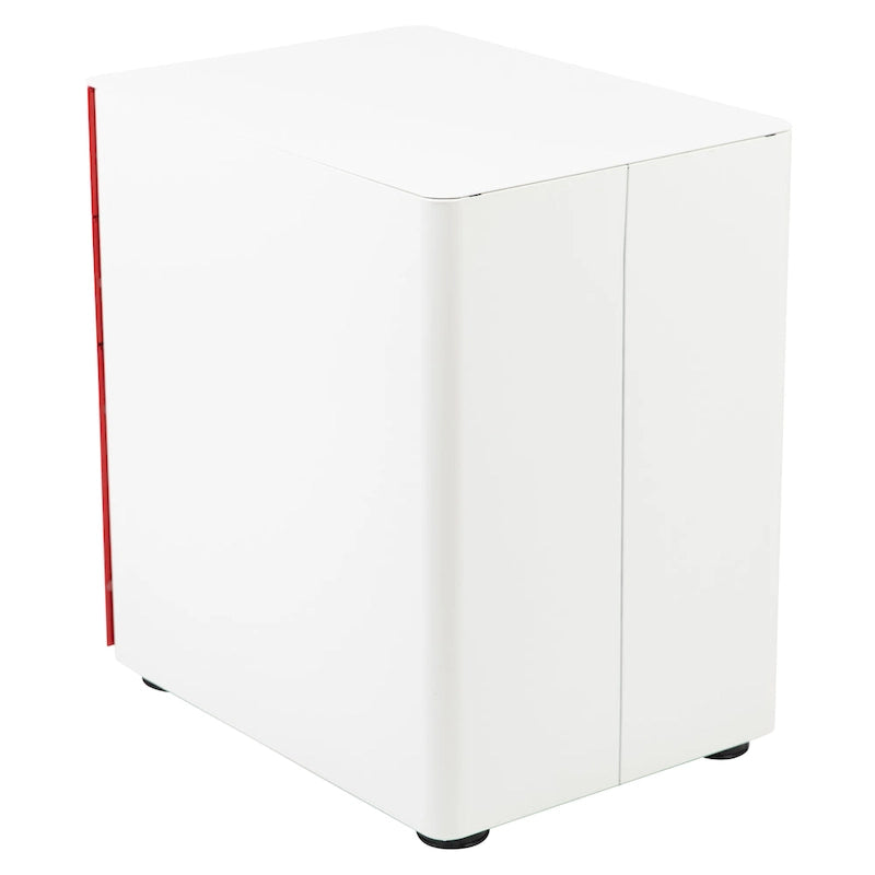 3-Drawer Mobile Filing Cabinet with Lock and Casters