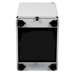 3-Drawer Mobile Filing Cabinet with Lock and Casters