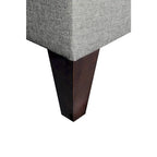 10-Button Tufted Upholstered Storage Bench Ottoman