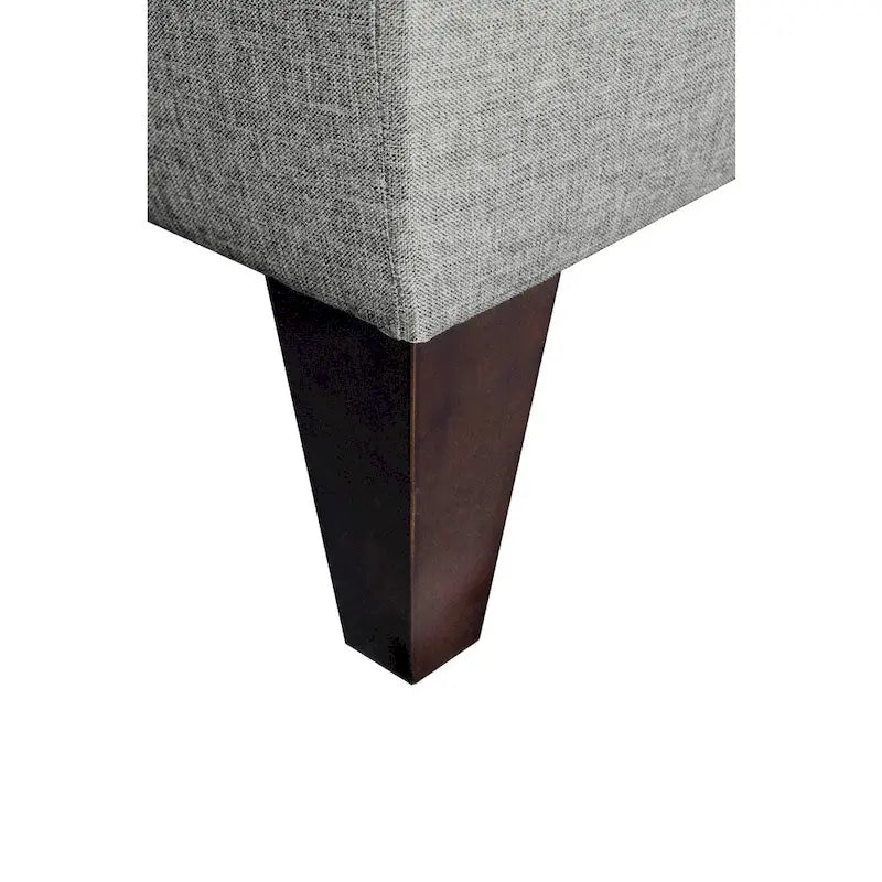 10-Button Tufted Upholstered Storage Bench Ottoman