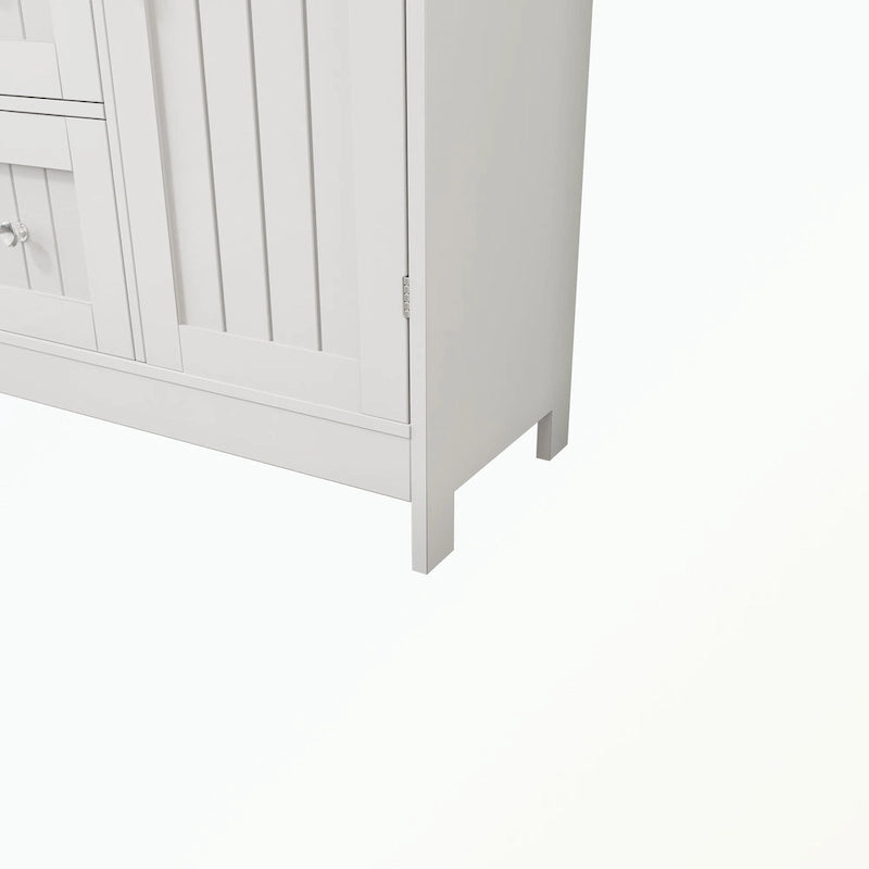 Standing Storage Cabinet with 3 Drawers and 1 Door