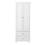 Tall Storage Cabinet with Two Drawers