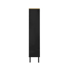 Freestanding Shoe Storage Cabinet with 3 Metal Doors