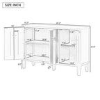 47.2" Wide Cabinet with Three Doors