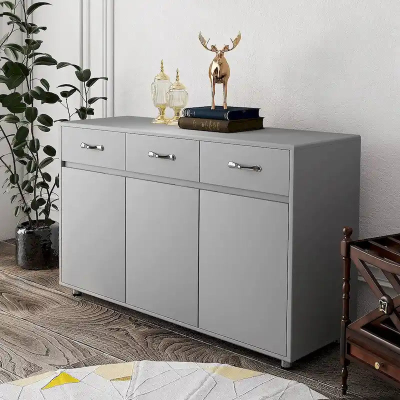 Sideboard Cabinet with 3 Doors and 3 Drawers