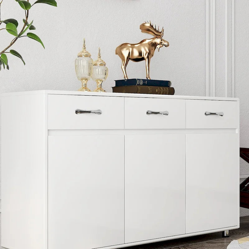 Sideboard Cabinet with 3 Doors and 3 Drawers