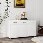Sideboard Cabinet with 3 Doors and 3 Drawers