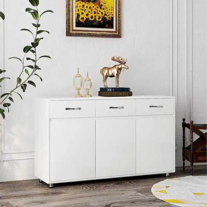 Sideboard Cabinet with 3 Doors and 3 Drawers