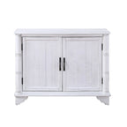 40-Inch Console Table with Storage Shelf and Adjustable Shelf