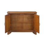 40-Inch Console Table with Storage Shelf and Adjustable Shelf