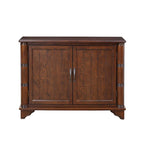 40-Inch Console Table with Storage Shelf and Adjustable Shelf