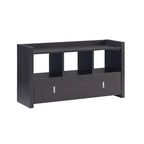 Shoe Entry Bench with Three Shelves, One Drawer, and Divided Compartment