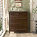 Solid Wood Buffet Cabinet with Drawers