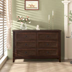 Solid Wood Buffet Cabinet with Drawers