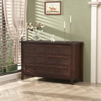 Solid Wood Buffet Cabinet with Drawers