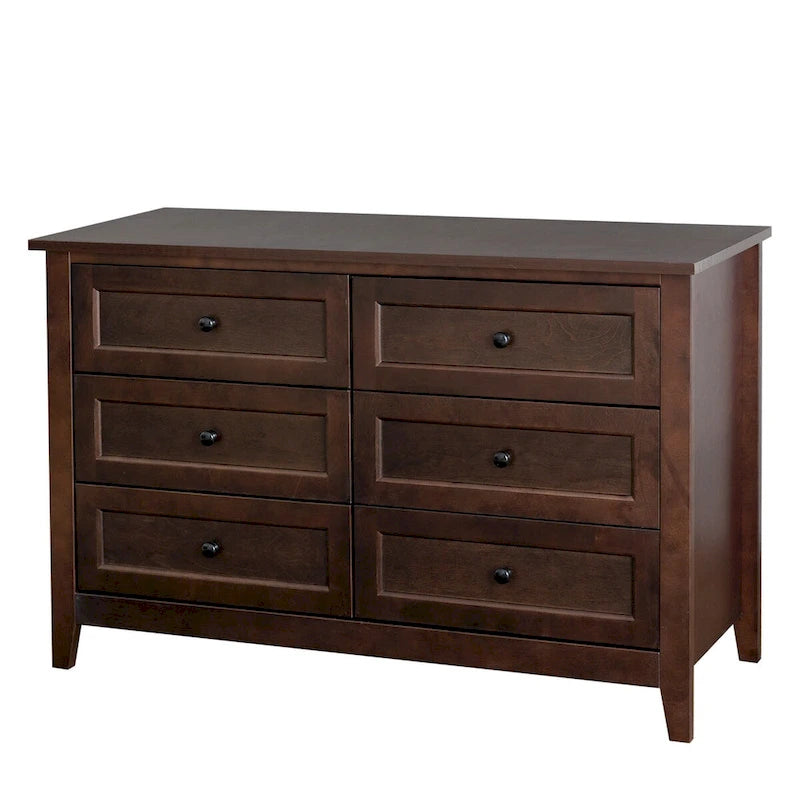 Solid Wood Buffet Cabinet with Drawers