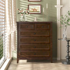 Solid Wood Buffet Cabinet with Drawers