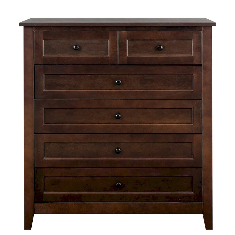 Solid Wood Buffet Cabinet with Drawers