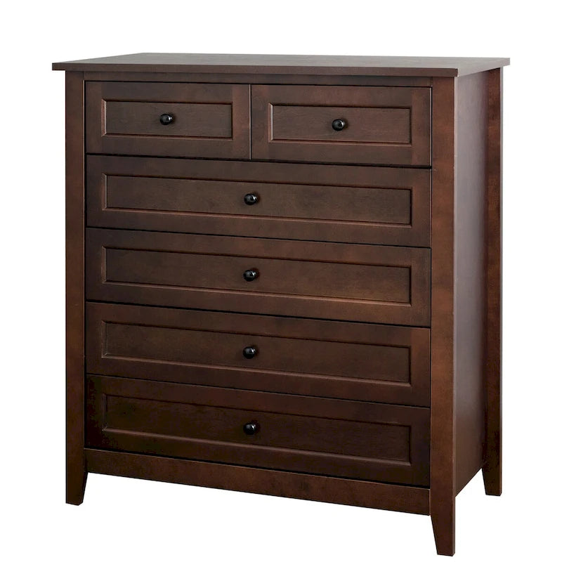 Solid Wood Buffet Cabinet with Drawers