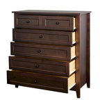 Solid Wood Buffet Cabinet with Drawers