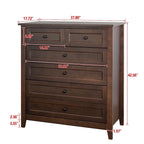 Solid Wood Buffet Cabinet with Drawers