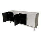 4-Door Storage Cabinet with Adjustable Shelves – 70 Inch Wide