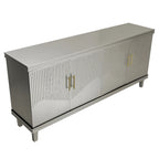 4-Door Storage Cabinet with Adjustable Shelves – 70 Inch Wide