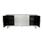 4-Door Storage Cabinet with Adjustable Shelves – 70 Inch Wide