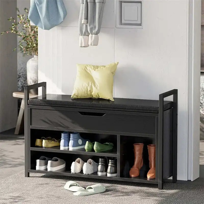 Shoe Storage Bench 35.4" W x 11.8" D x 24.4" H