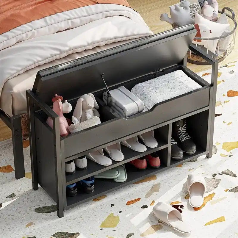 Shoe Storage Bench 35.4" W x 11.8" D x 24.4" H