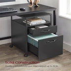 Mobile Filing Cabinet with Wheels