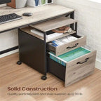 Mobile Filing Cabinet with Wheels