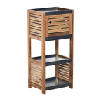Badezimmer-Bodenschrank mit offenen Fächern - 14.5"L x 11.75"W x 32.75"H
