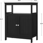 Bathroom Floor Storage Cabinet with Adjustable Shelf