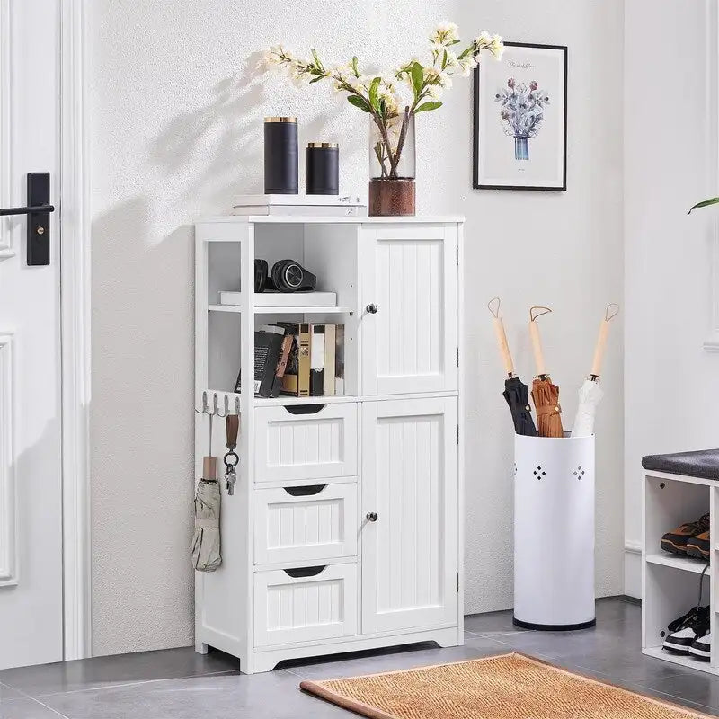 Bathroom Floor Cabinet - 12" D x 24" W x 42" H